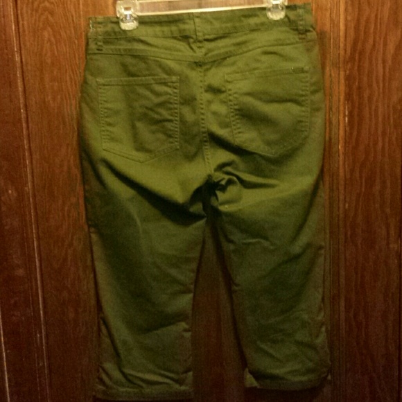 One World Denim capris, olive - Picture 2 of 4